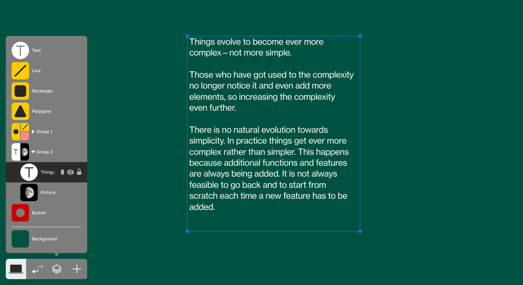 Entropy Ui ‘Entropy is the main enemy of an interface designer’ from ‘Guiding ...