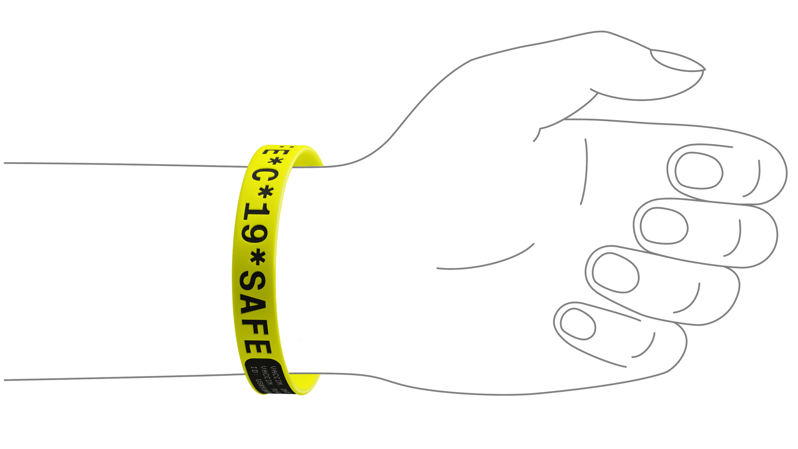 COVID19 wristband for recovered essential workers — identity