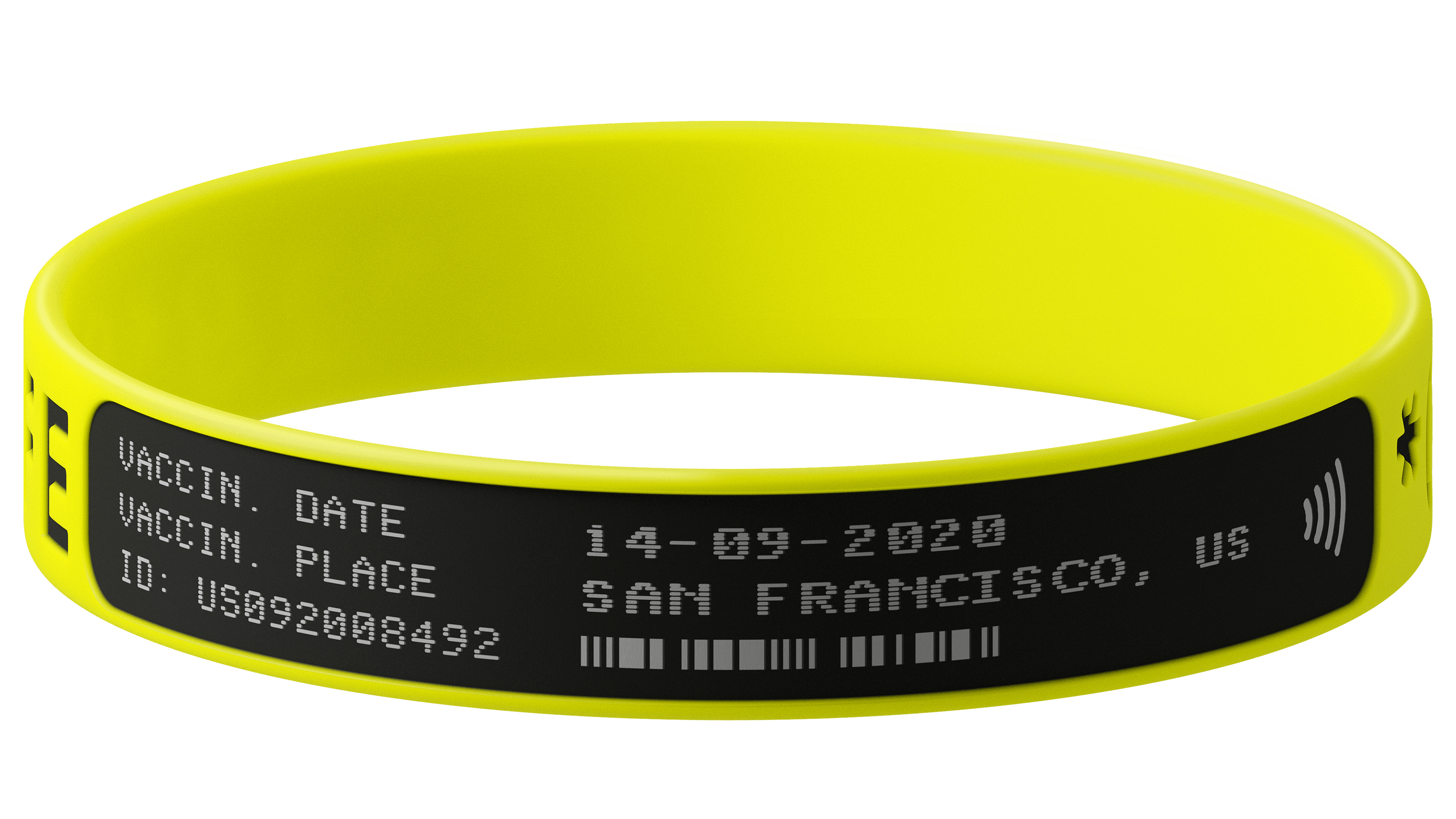 COVID19 wristband for recovered essential workers — solution