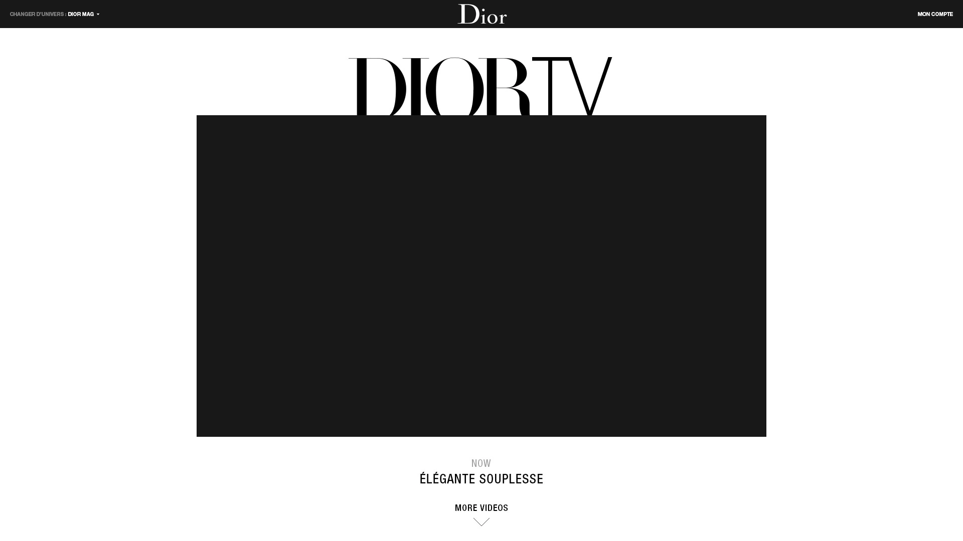 Gautier Gevrey Interactive Designer Portfolio Dior Tv