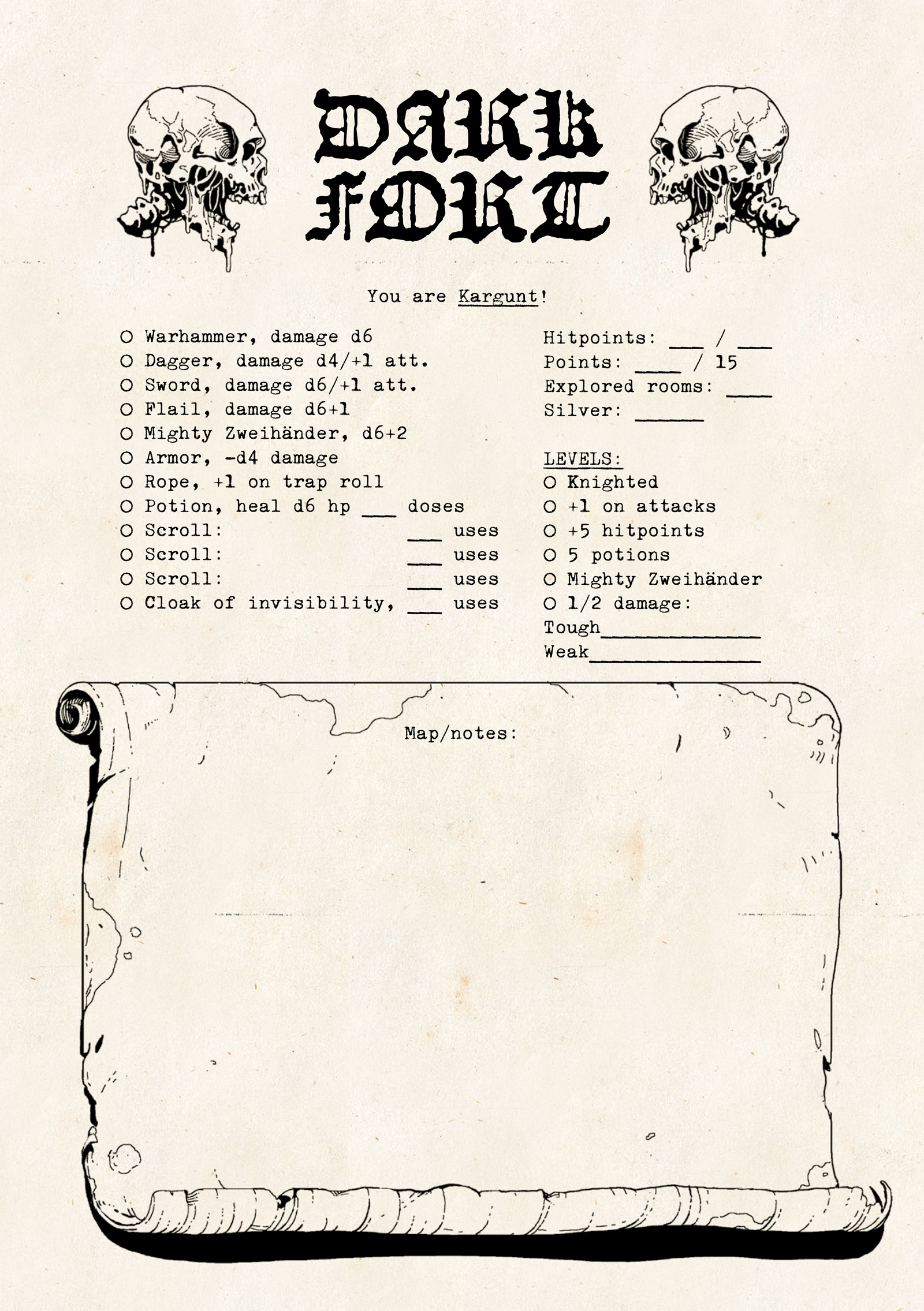 veins of the earth character sheet