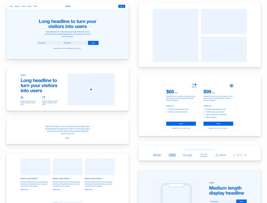 Бесплатные макеты сайтов figma. Wireframe figma. Wireframe figma пример. Как лэндинг разрезать на части в figma.