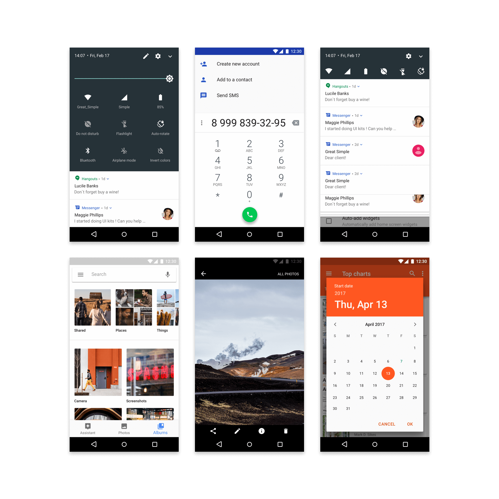 Material Design Kit - Android GUI