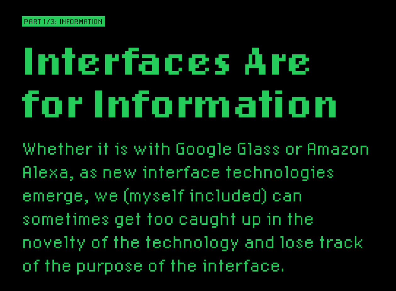 Why Do We Interface Dance