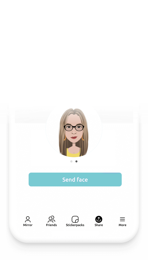 mirror bitmoji app