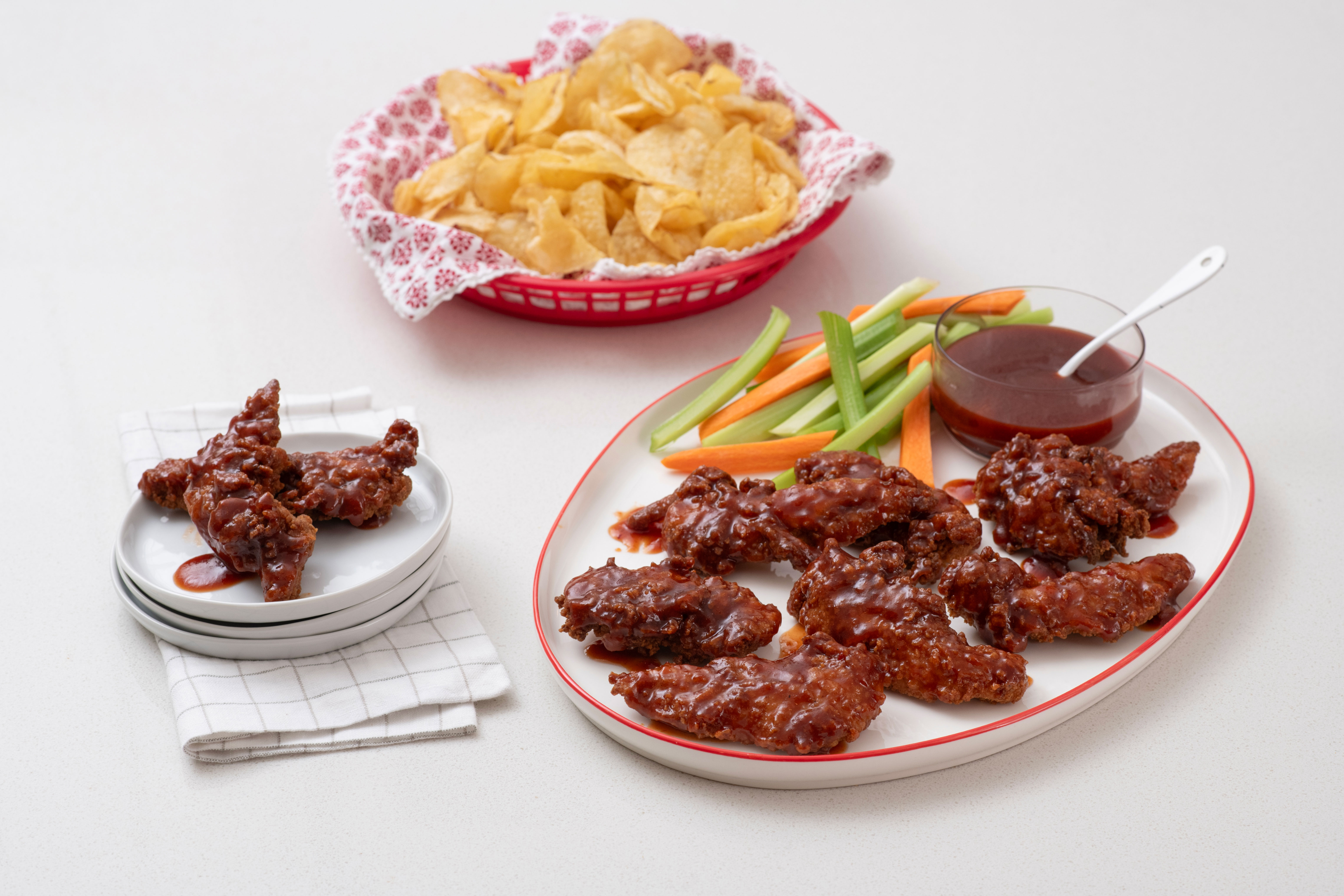 Extra Helpings Cookbook — Honey Chipotle BBQ Chicken Strips