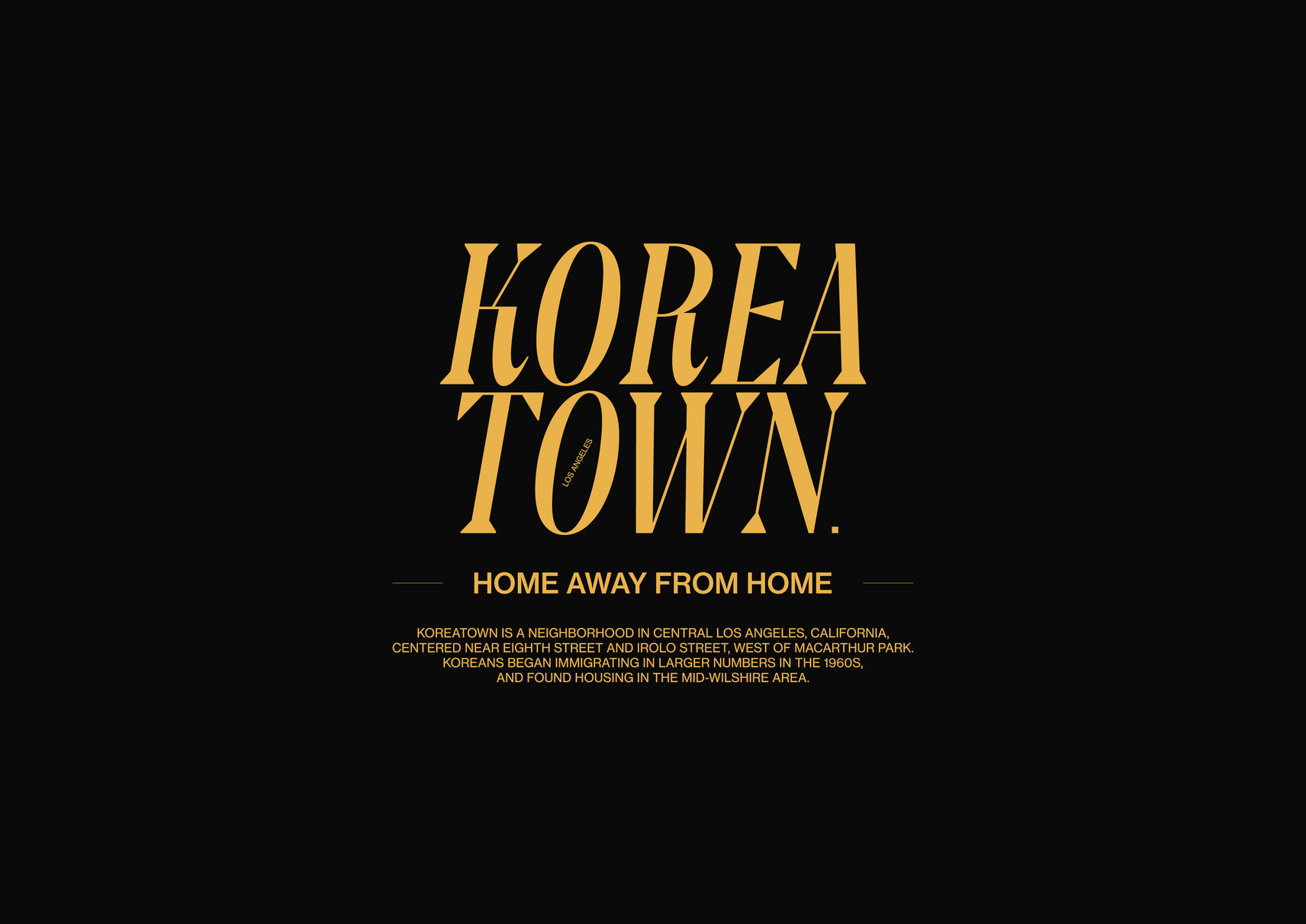 JOHNNY KIM — Koreatown