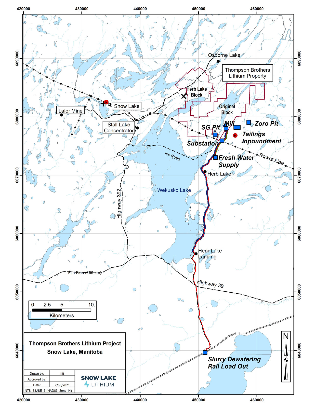 Snow Lake Lithium — geology