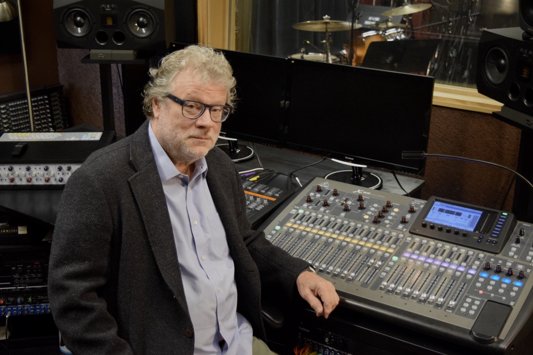 Alex Stewart in studio