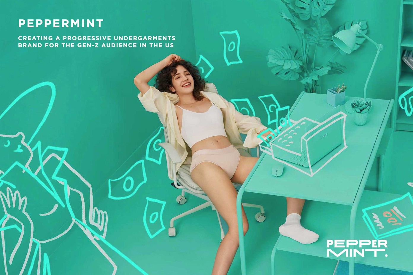Advising undergarments startup on brand strategy and creative direction.