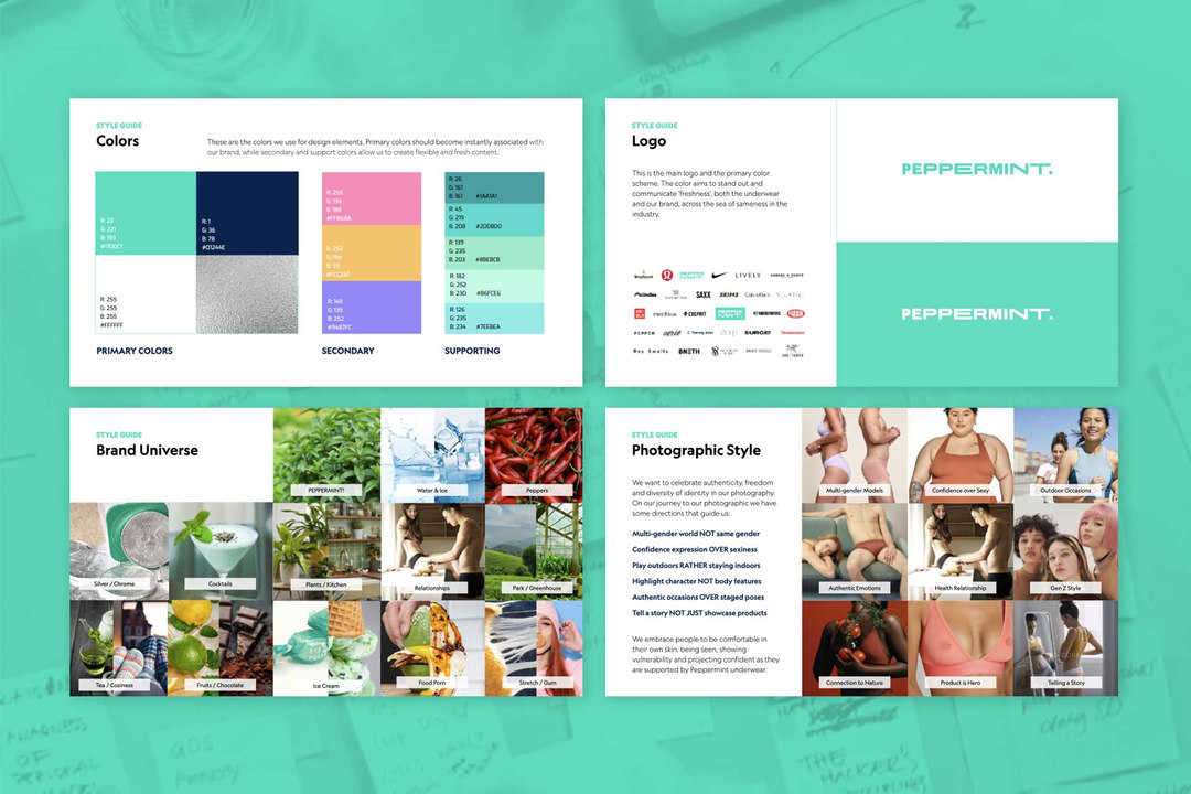 The brand identity is ever-changing and evolving, bold and created to stop the scroll, be different.