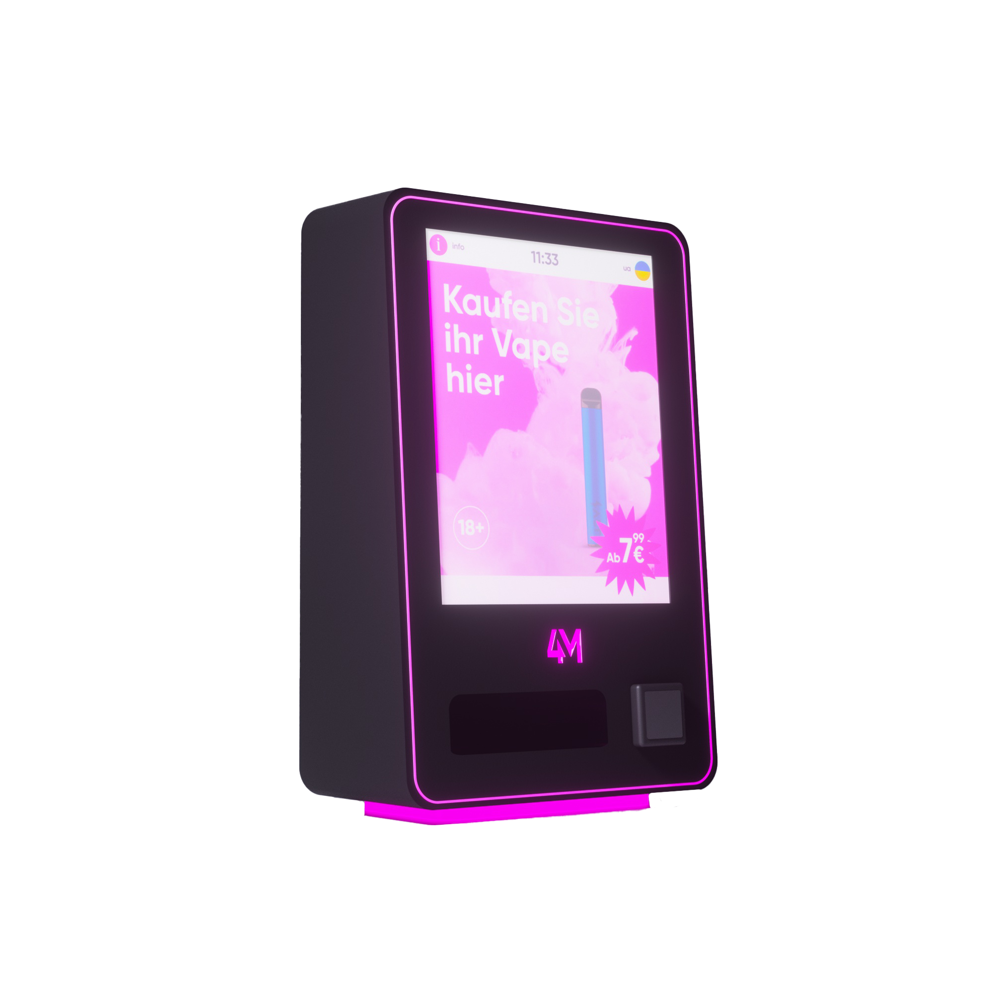 Vape4ME — franchise of vending terminals