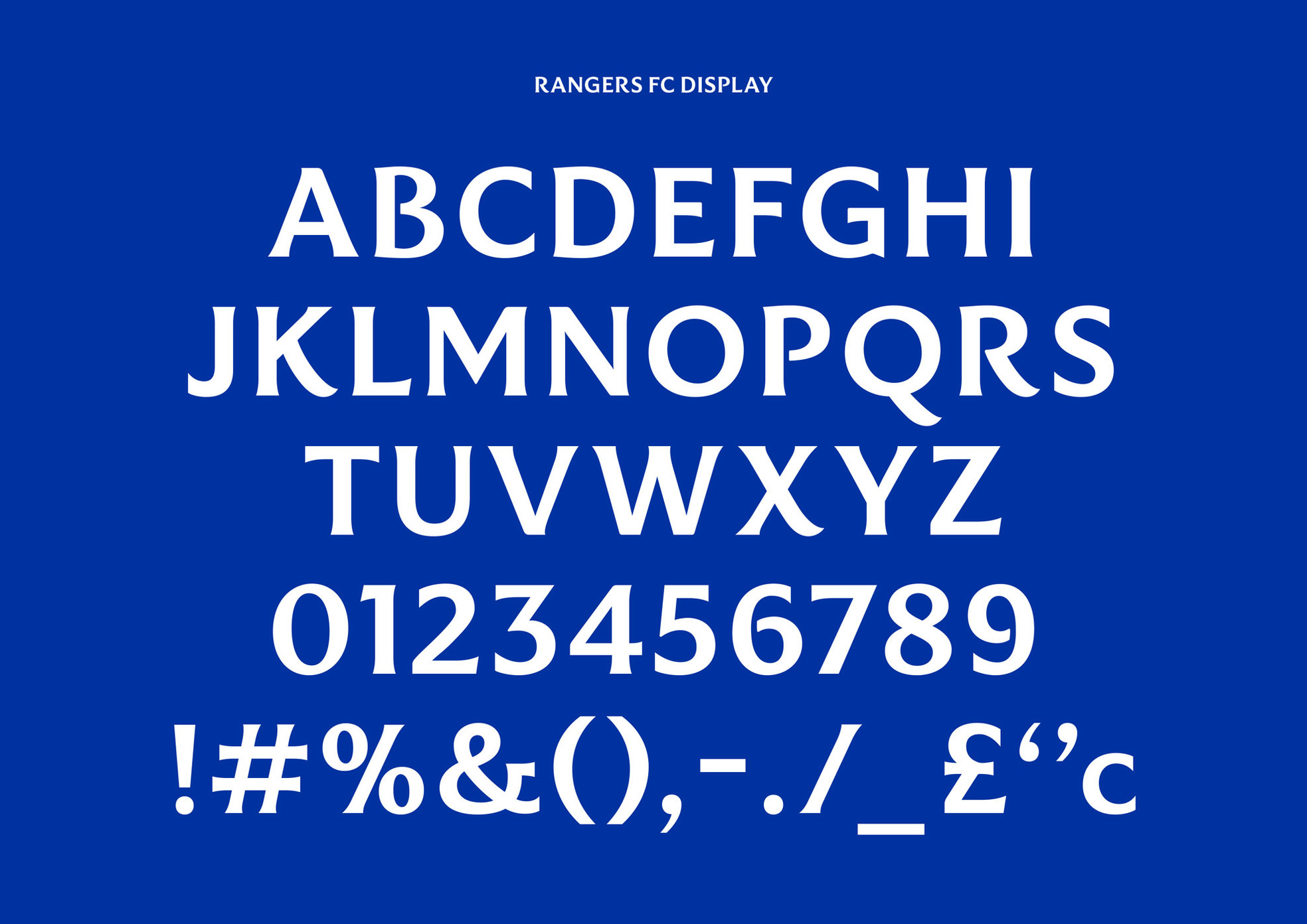 Rangers Football Club: Brand Evolution Design